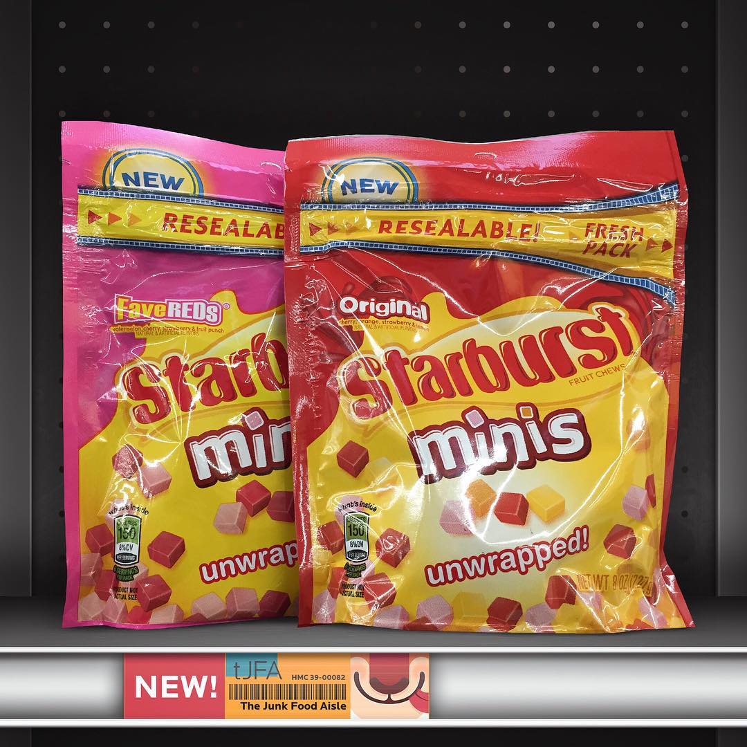 Starburst Minis Unwrapped - The Junk Food Aisle