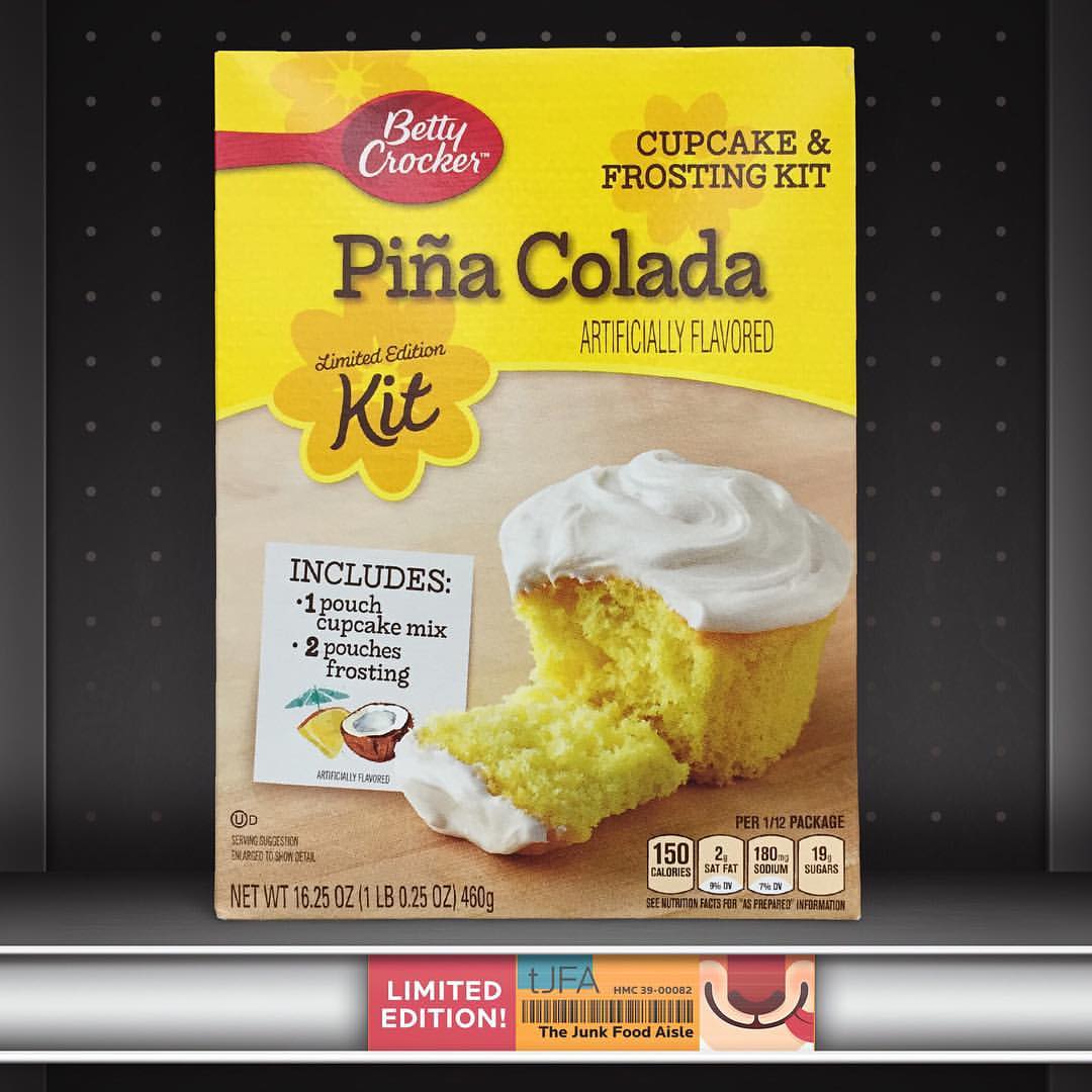 Betty Crocker Pina Colada Cupcake Kit