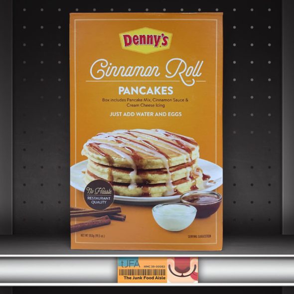 Dennys Cinnamon Roll Pancake Mix The Junk Food Aisle