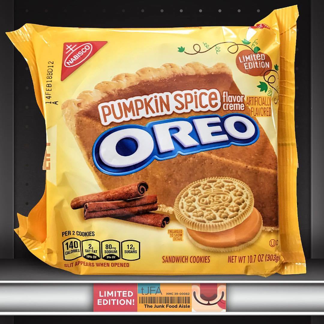 Pumpkin Spice Oreo The Junk Food Aisle 7187