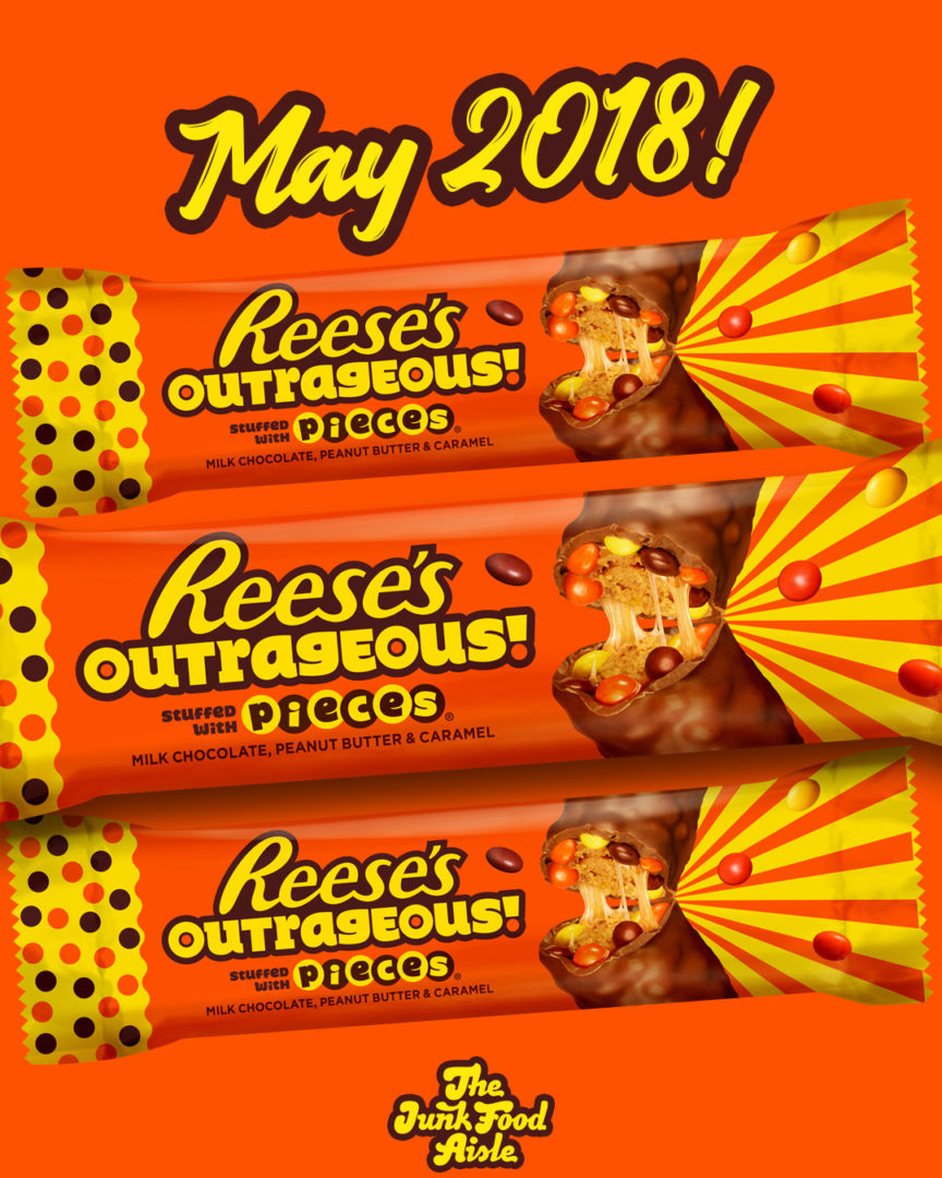 Coming Soon Reeses Outrageous Stuffed With Pieces The Junk Food Aisle