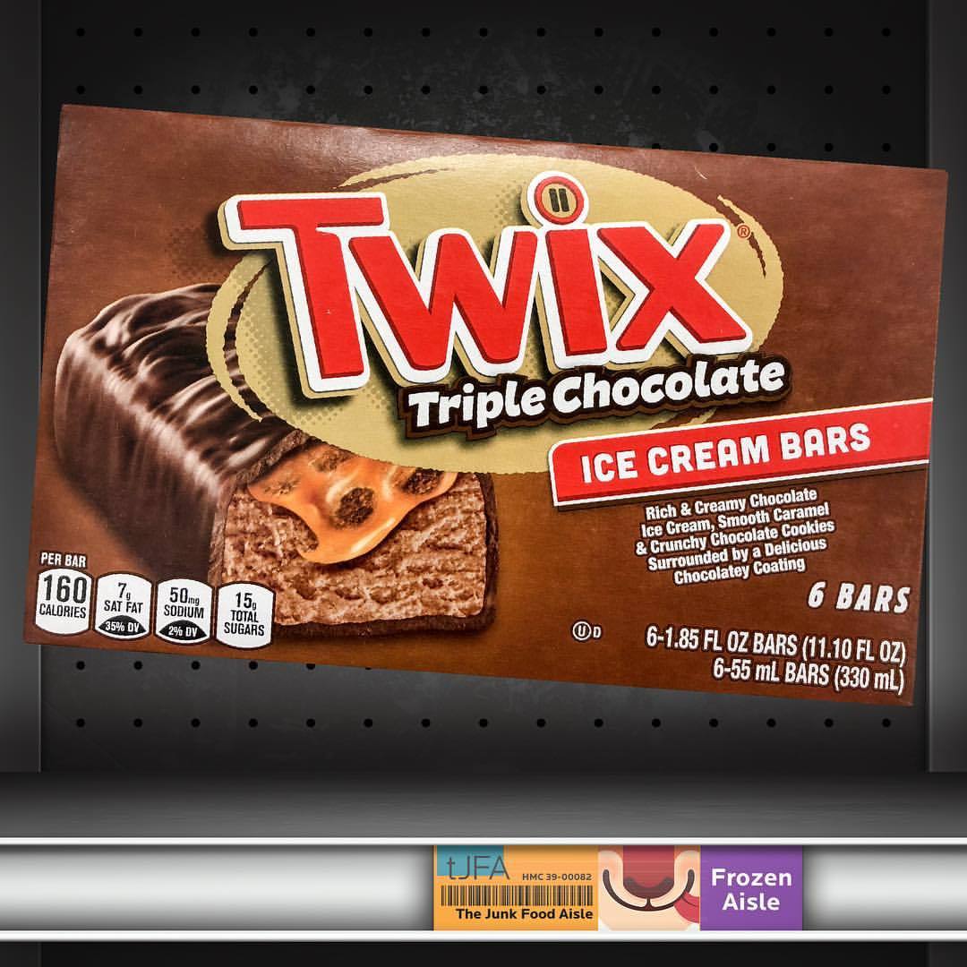 Twix Triple Chocolate Ice Cream Bars - The Junk Food Aisle