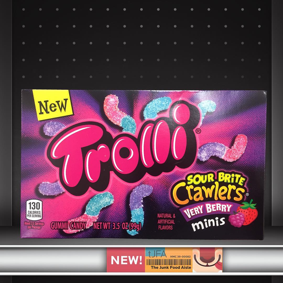 Trolli Sour Brite Crawlers Verry Berry Minis The Junk Food Aisle