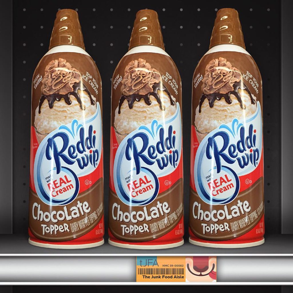 Reddi-wip Chocolate Whipped Cream - The Junk Food Aisle