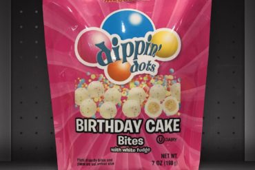 Dippin’ Dots Birthday Cake Bites