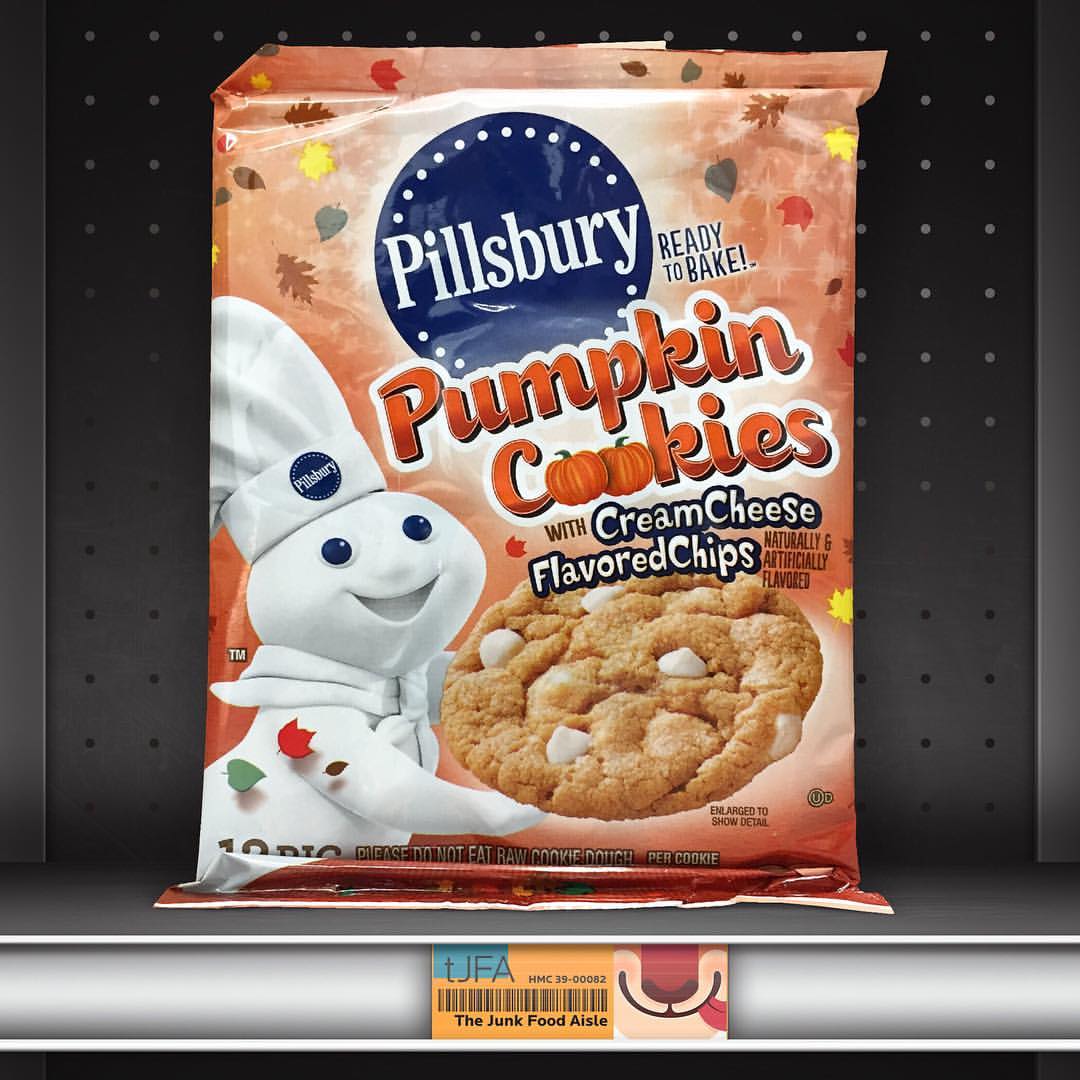 Pillsbury Just Released Pumpkin Cream Cheese Cookies