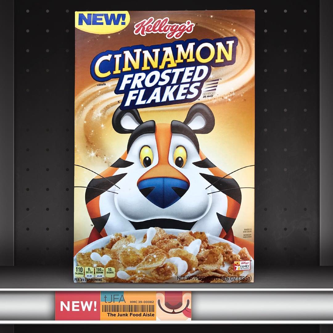 Cinnamon Frosted Flakes - The Junk Food Aisle