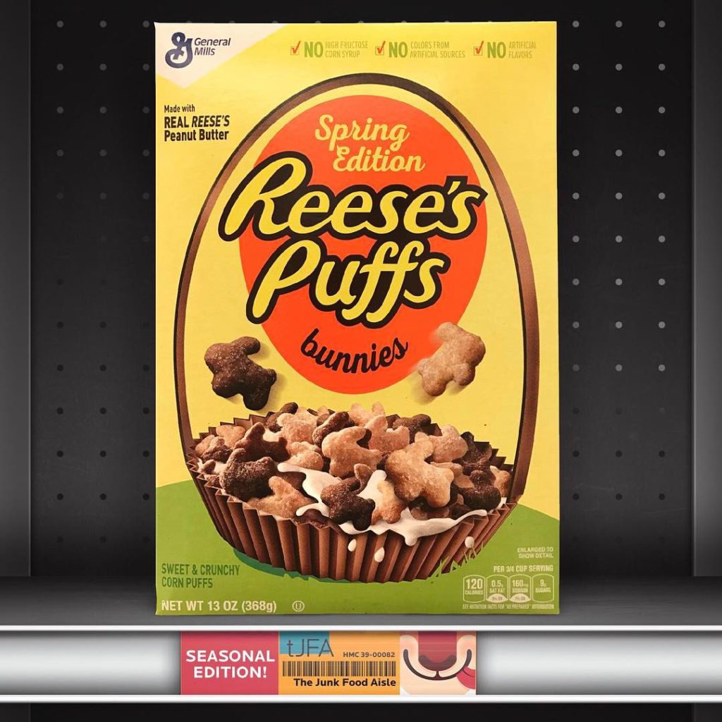 Reeses Puffs Bunnies Cereal The Junk Food Aisle