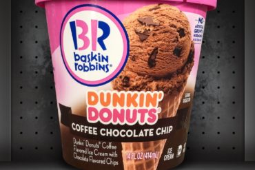 Baskin Robbins Dunkin’ Donuts Coffee Chocolate Chip Ice Cream