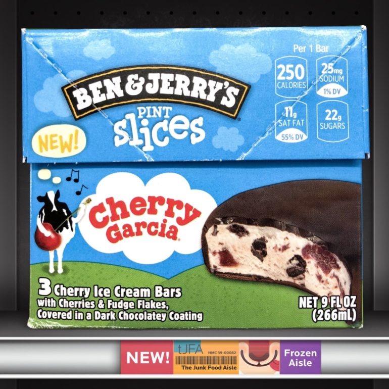 Ben Jerry s Cherry Garcia Pint Slices The Junk Food Aisle