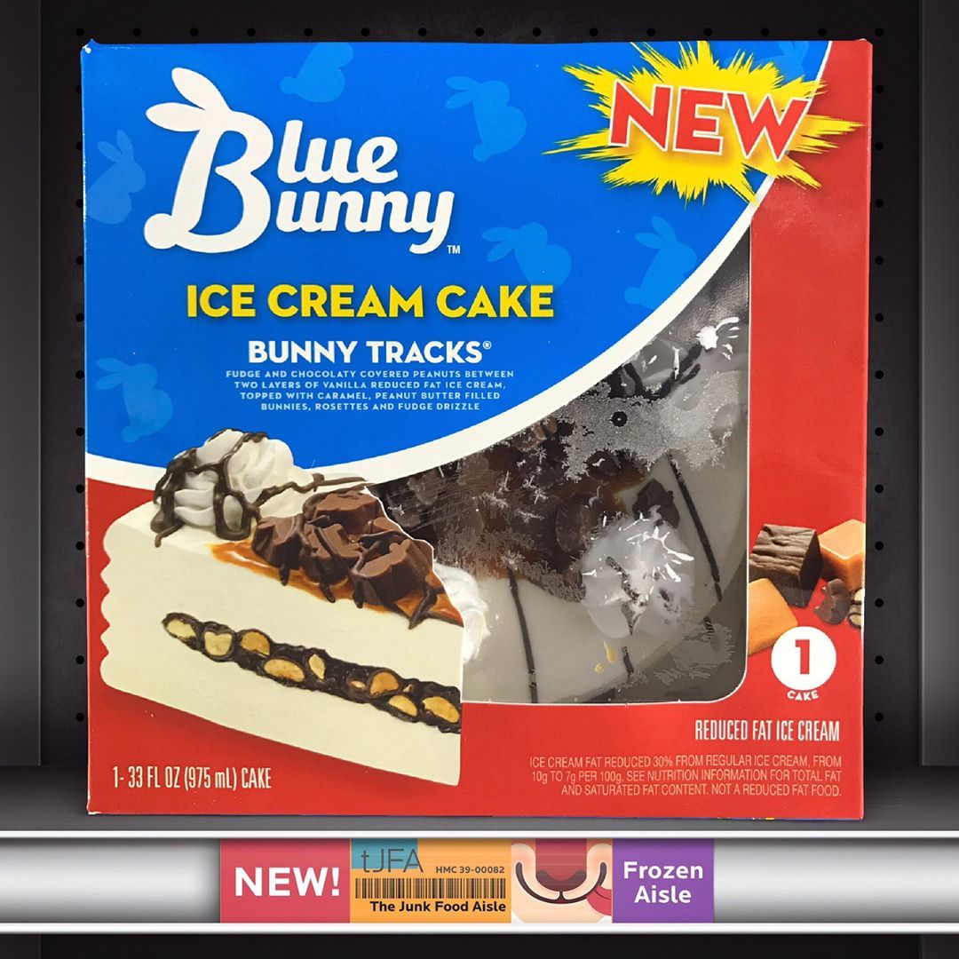 Blue Bunny Bunny Tracks And Vanilla Bean Blondie Ice Cream Cakes The Junk Food Aisle 