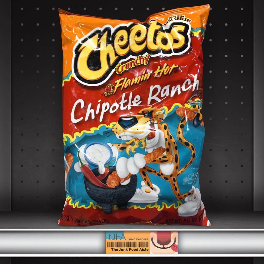 Cheetos Crunchy Flamin Hot Chipotle Ranch The Junk Food Aisle 2110