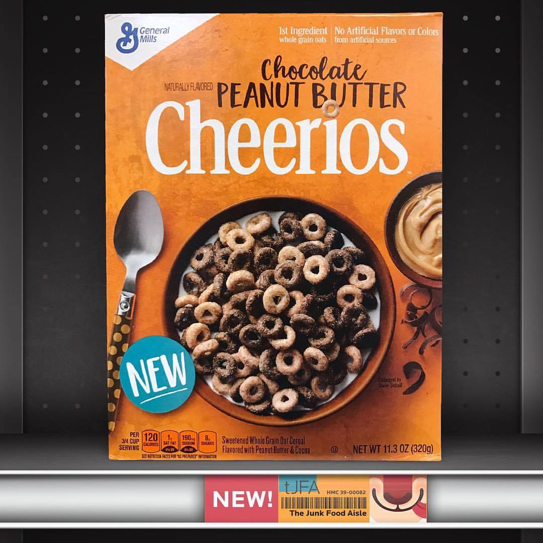 Chocolate Peanut Butter Cheerios - The Junk Food Aisle