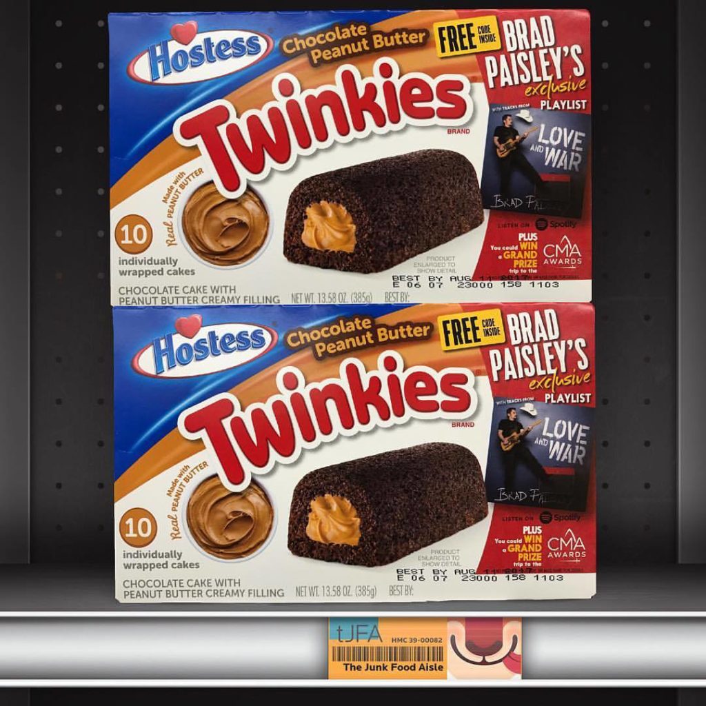 Chocolate Peanut Butter Hostess Twinkies The Junk Food Aisle