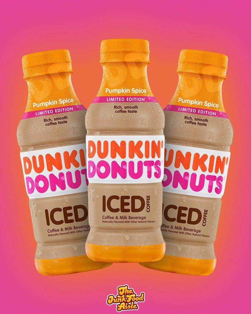 Coming Soon! Pumpkin Spice Dunkin’ Donuts Bottled Iced Coffee The