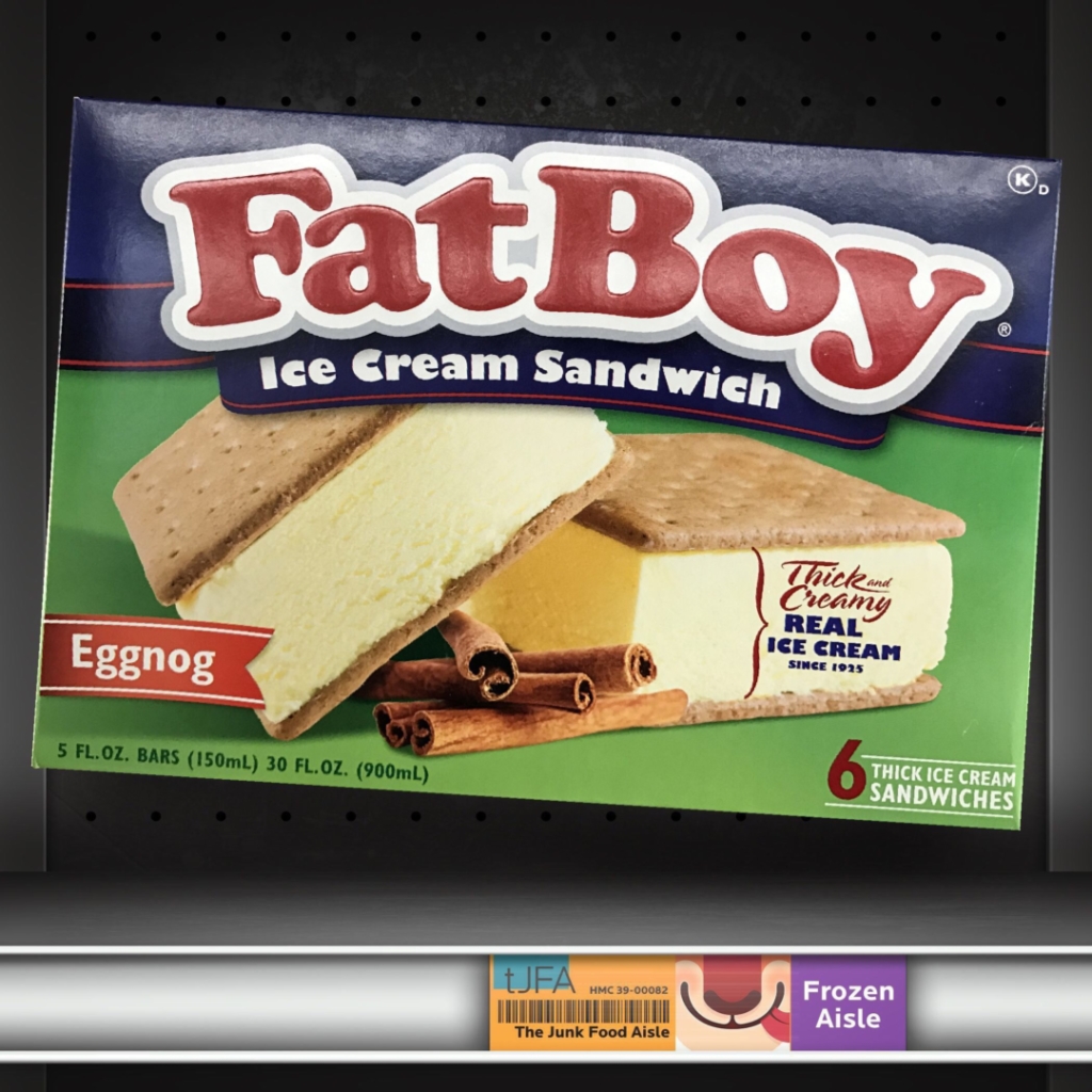 Fatboy Eggnog Ice Cream Sandwiches - The Junk Food Aisle