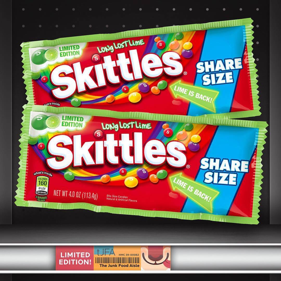 Download Long Lost Lime Skittles - The Junk Food Aisle