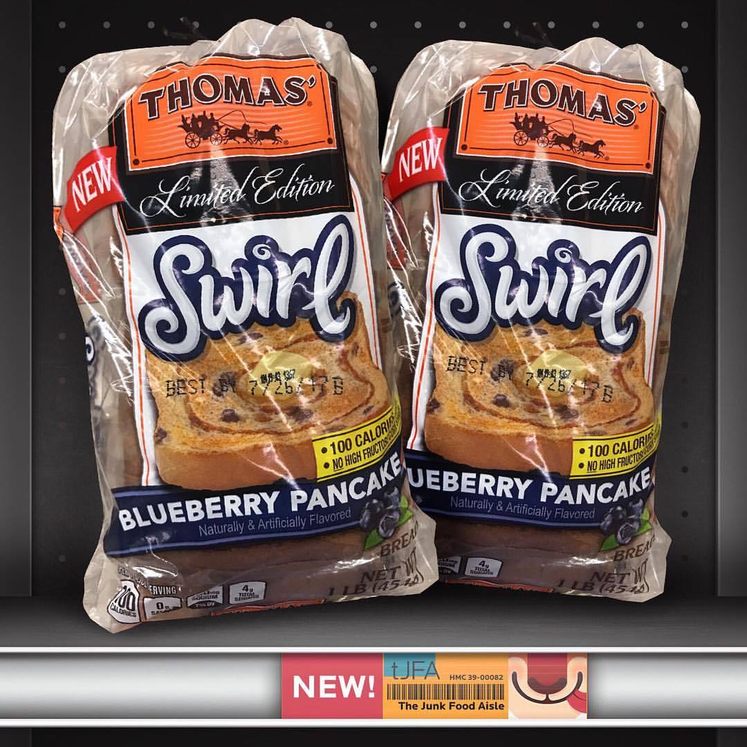 Thomas’ Blueberry Pancake Swirl Bread - The Junk Food Aisle